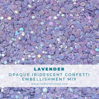 Lavender Opaque Shine Confetti